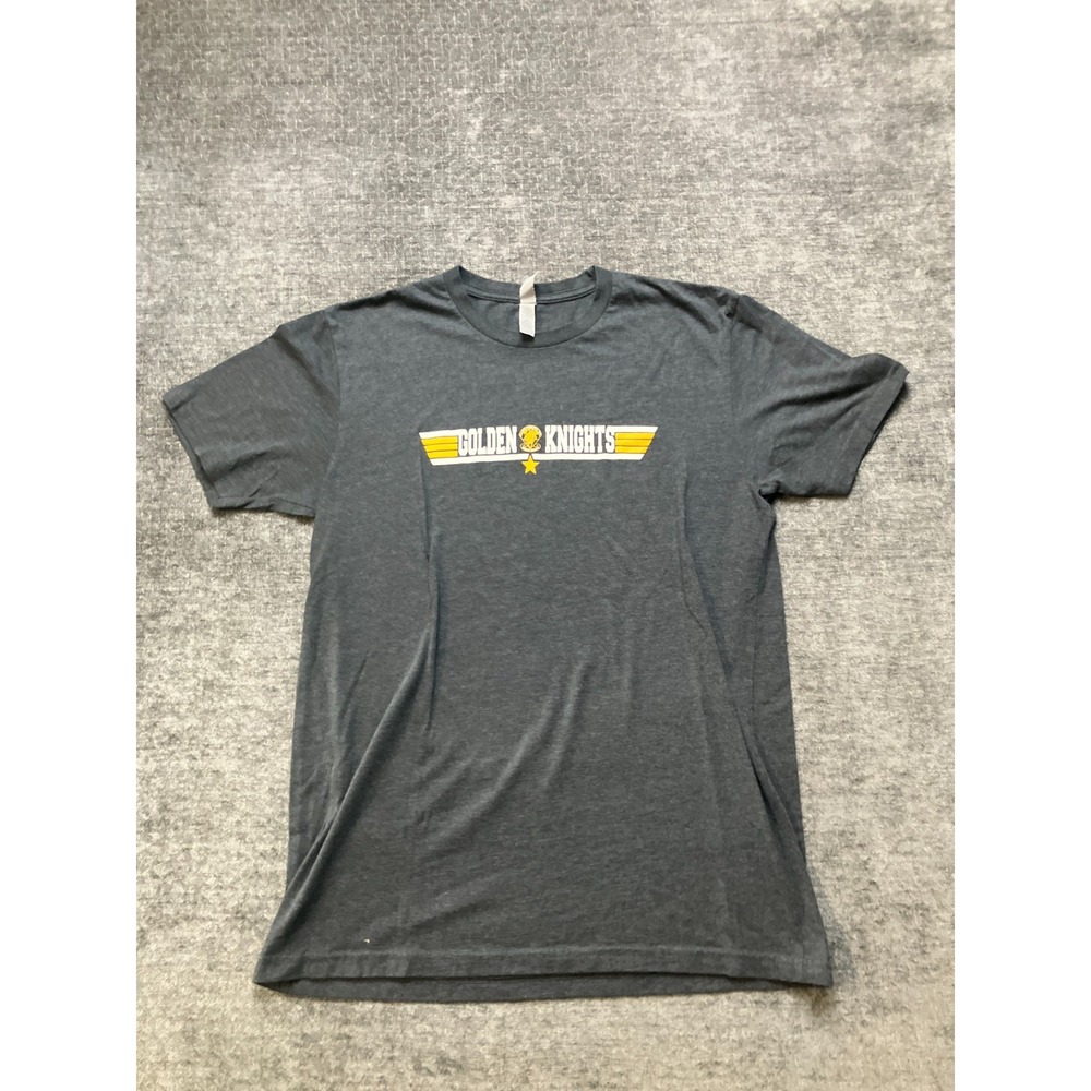 Vegas Golden Knights T-Shirt Mens Large Charcoal Gray Next Level Apparel Cotton